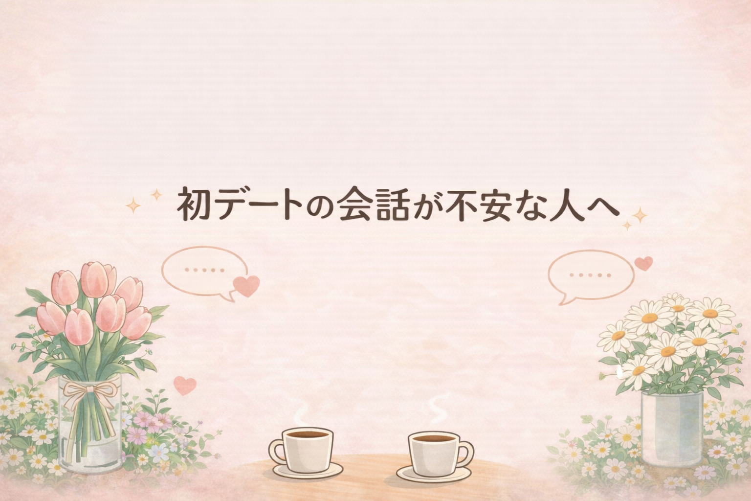 初デートの会話が不安な人におすすめの対処法