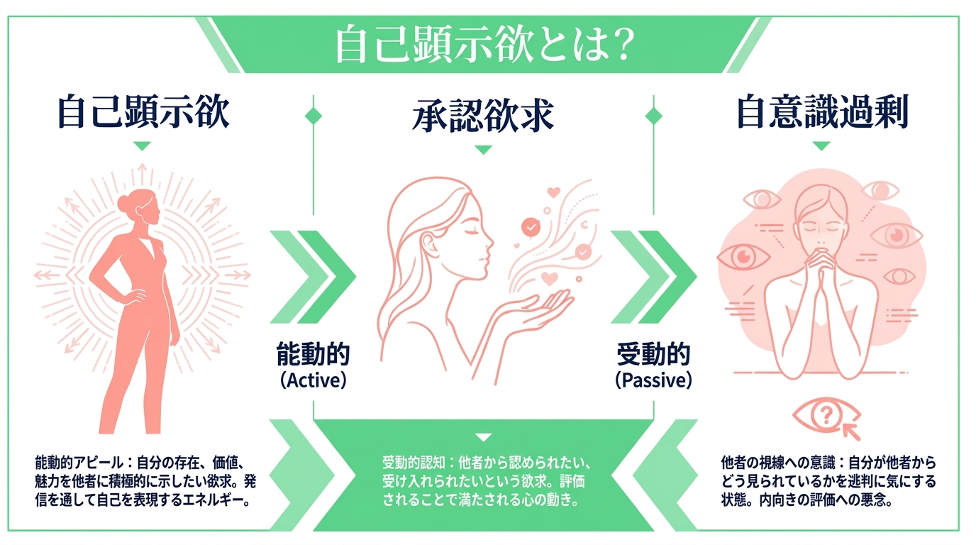 自己顕示欲とは注目されたい欲のこと