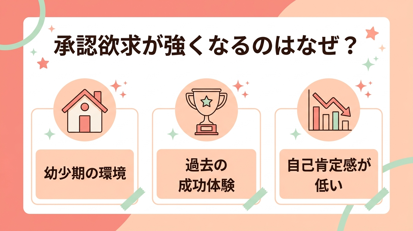 承認欲求が強くなる原因