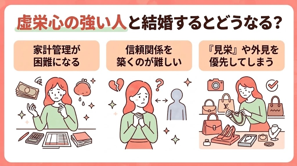 【要注意】虚栄心が強い彼氏・彼女と結婚しても大丈夫？