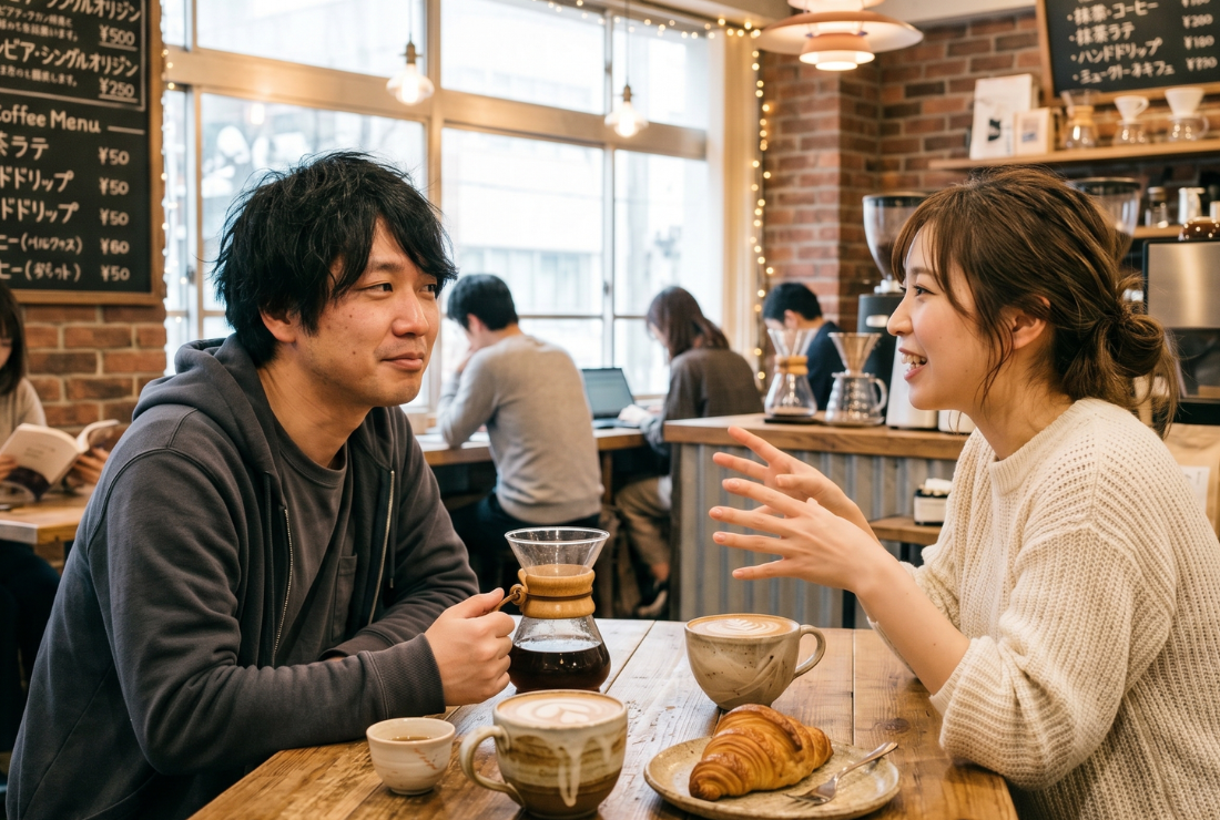 会話のテンポが合う異性とは？