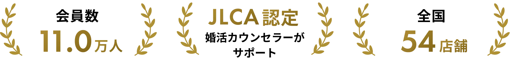 会員数11万人 JLCA認定婚活カウンセラーがサポート 全国54店舗