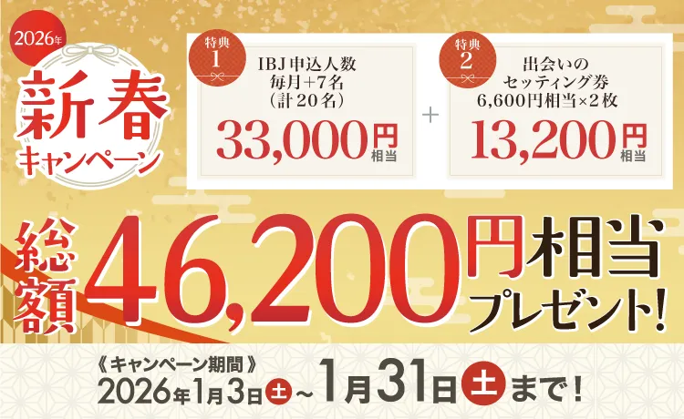新春キャンペーン総額46,200円相当プレゼント！