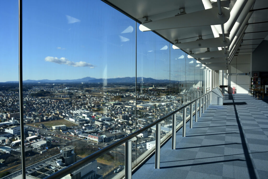 茨城県庁展望ロビー