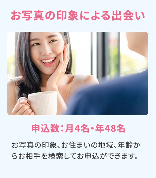 お写真の印象による出会い