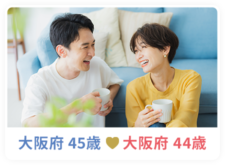大阪府 45歳　大阪府 44歳