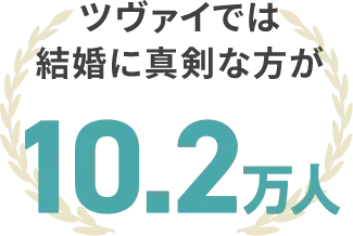 ツヴァイでは結婚に真剣な方が9.4万人