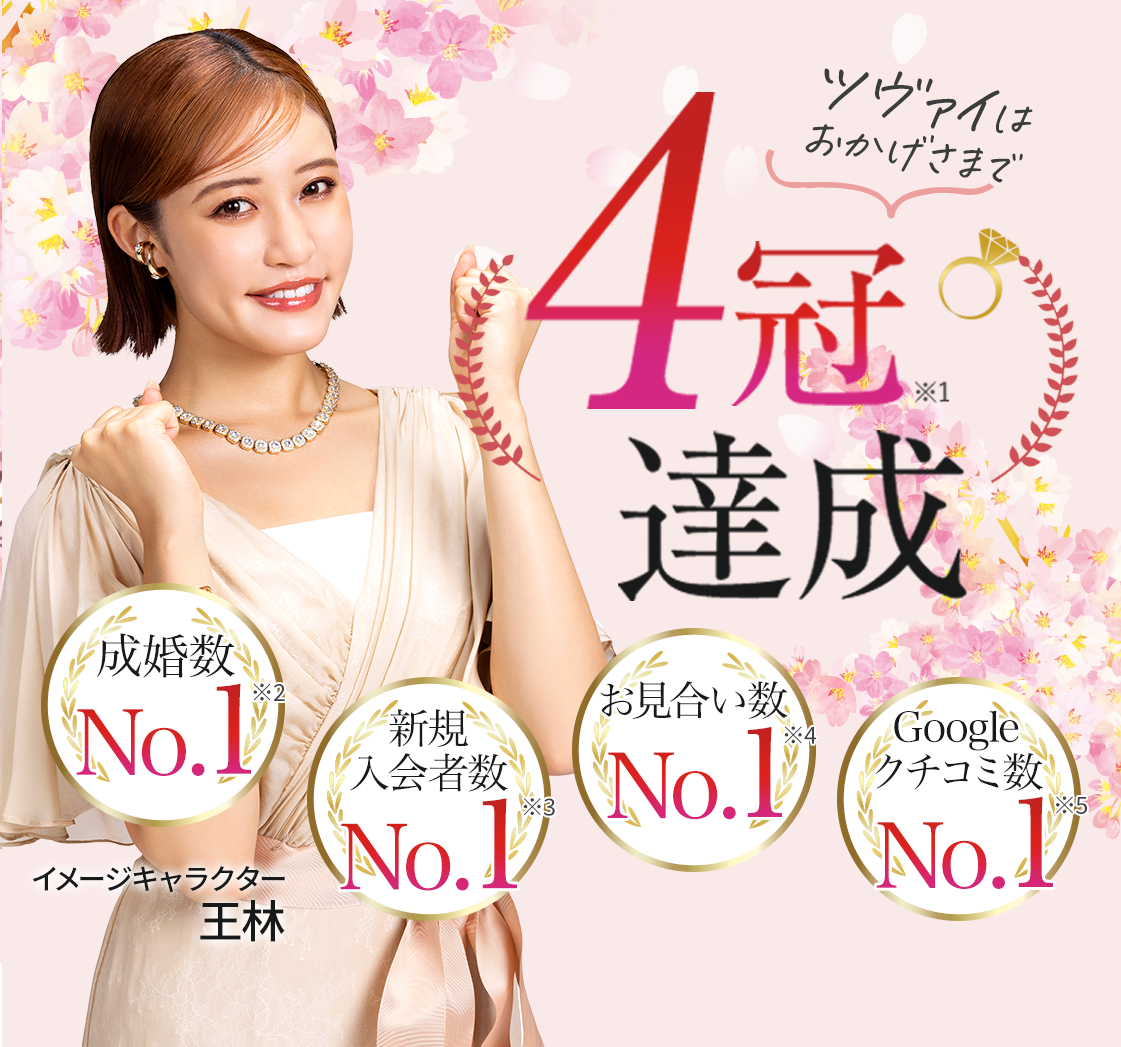 ツバイでは3時間に1組がプロポーズに成功