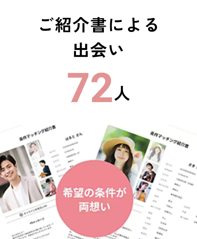 ご紹介書による出会い