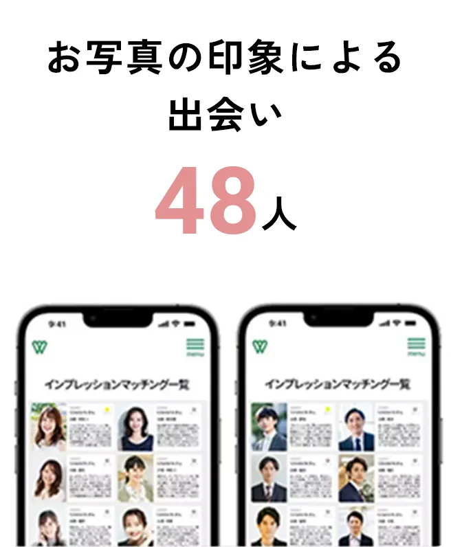 お写真の印象による出会い